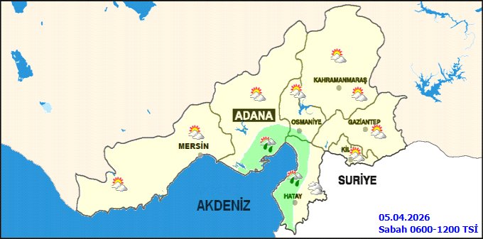 Kahramanmaraş'ta 5 Günlük Hava Tahmini: Sağanak Yağışlar Bekleniyor - Görsel 2