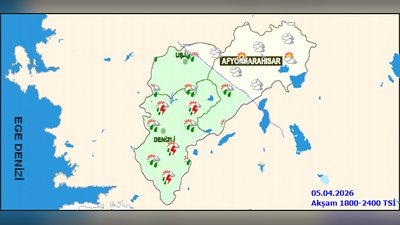 Uşak ve İlçeleri İçin 5 Günlük Hava Durumu Tahmini: Sağanak Yağış Bekleniyor