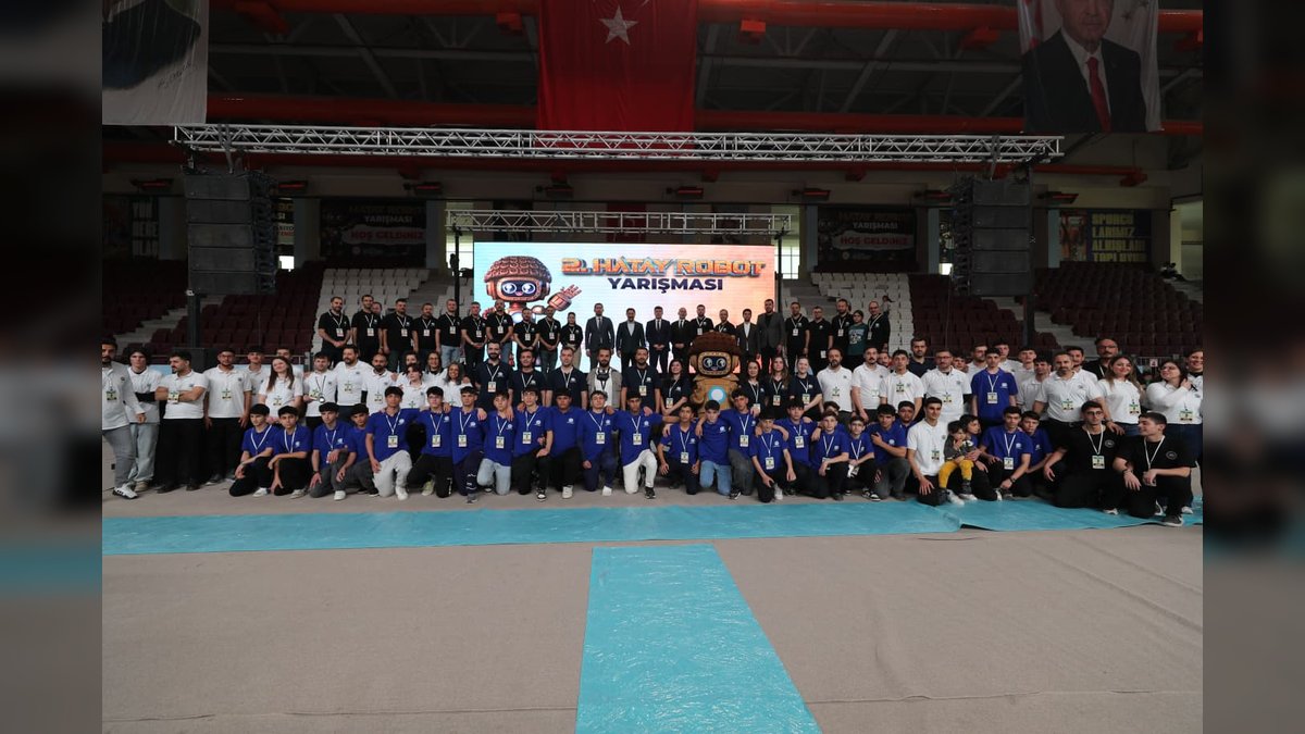 2. HatayBOT Robot Yarışması'nda Ödüller Sahiplerini Buldu