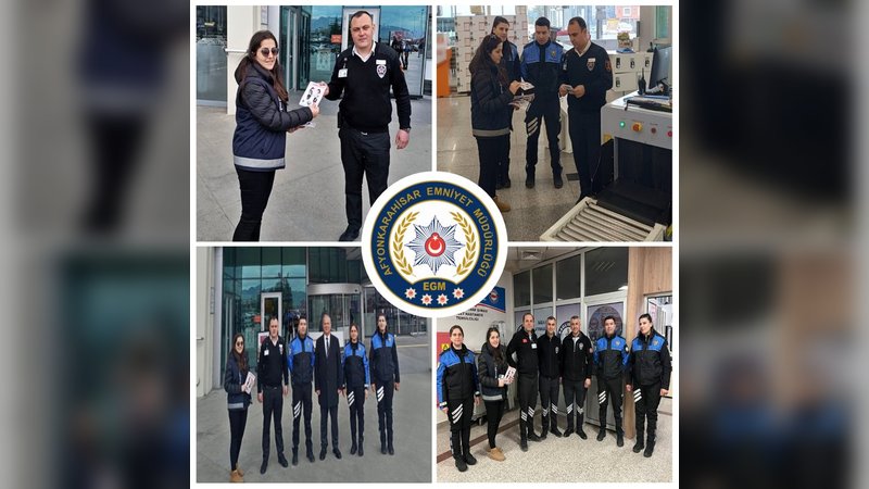 Afyonkarahisar Emniyet Müdürlüğü'nden Özel Güvenlik Görevlilerine KAAN Projesi Bilgilendirmesi