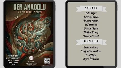 Bozüyük'te Öğretmenlerden 'Ben Anadolu' Şiir ve Türkü Gecesi