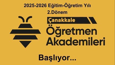 Çanakkale Öğretmen Akademileri 2. Dönem Etkinlikleri Başlıyor