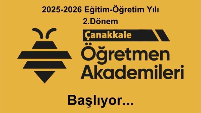 Çanakkale Öğretmen Akademileri 2. Dönem Etkinlikleri Başlıyor