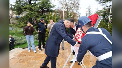 Karabük'ün 89. Kuruluş Yıl Dönümü Etkinlikleri Çelenk Sunumuyla Başladı
