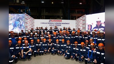 KARDEMİR'in Yeni Sürekli Döküm Tesisi Törenle Açıldı: Üretim Kapasitesi Artıyor