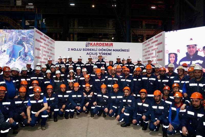 KARDEMİR'in Yeni Sürekli Döküm Tesisi Törenle Açıldı: Üretim Kapasitesi Artıyor - Görsel 2
