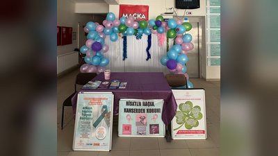 Maçka'da Ulusal Kanser Haftası Etkinlikleri Başladı: Farkındalık ve Erken Teşhis Vurgusu