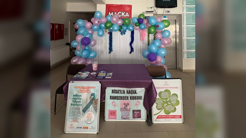 Maçka'da Ulusal Kanser Haftası Etkinlikleri Başladı: Farkındalık ve Erken Teşhis Vurgusu