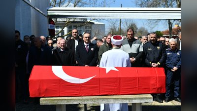 Tekirdağ Valisi Soytürk, Gazi Polis Memuru Kayalı'nın Cenaze Törenine Katıldı