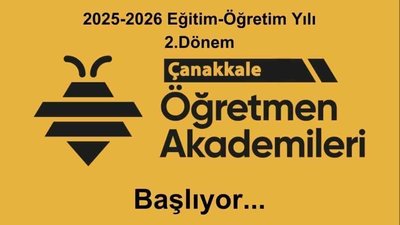 Çan İlçe Milli Eğitim Müdürlüğü'nden Öğretmen Akademileri 2. Dönem Etkinlikleri Başlıyor
