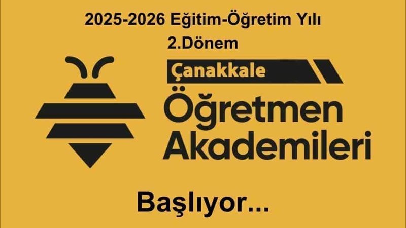 Çan İlçe Milli Eğitim Müdürlüğü'nden Öğretmen Akademileri 2. Dönem Etkinlikleri Başlıyor