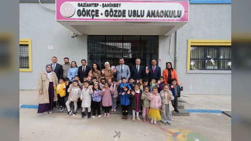 Gaziantep'te 23 Nisan Coşkusu: Genel Müdür Gökçe-Gözde Uslu Anaokulu'nu Ziyaret Etti