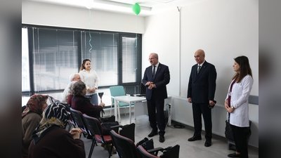 Vali Toraman ve İl Sağlık Müdürü Görgülü'den Barbaros Sağlıklı Hayat Merkezi'ne Ziyaret