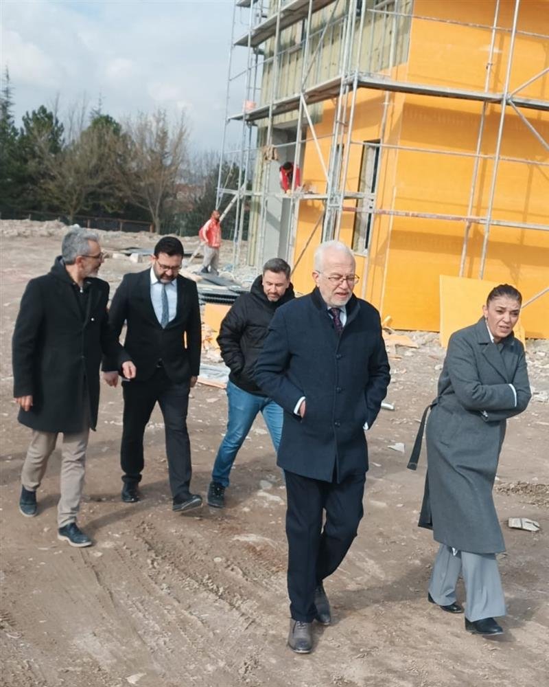 Eskişehir Sağlık İl Müdürlüğü'nden Yunus Emre Devlet Hastanesi Ek Hizmet Binası Alanlarında İnceleme - Görsel 2
