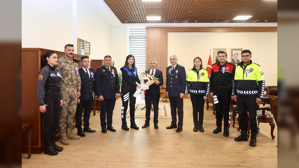 Vali Ünlüer, Polis Haftası Kapsamında Emniyet Teşkilatını Kabul Etti