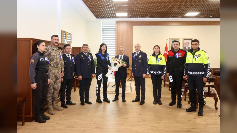 Vali Ünlüer, Polis Haftası Kapsamında Emniyet Teşkilatını Kabul Etti