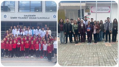 Gaziemir'de 'Ağız ve Diş Sağlığı Projesi' Öğrenci Eğitimleri Devam Ediyor