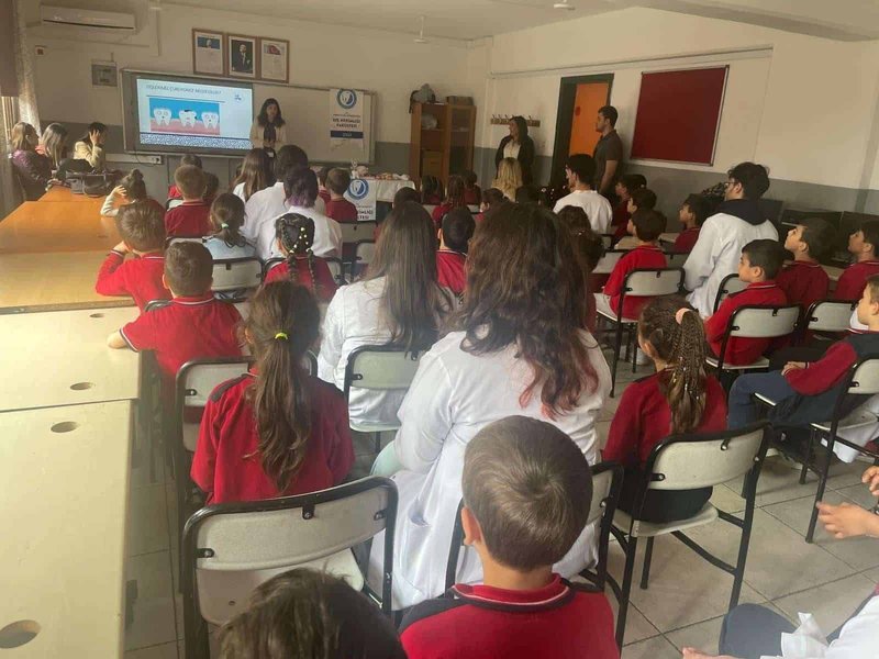 Gaziemir'de 'Ağız ve Diş Sağlığı Projesi' Öğrenci Eğitimleri Devam Ediyor - Görsel 5