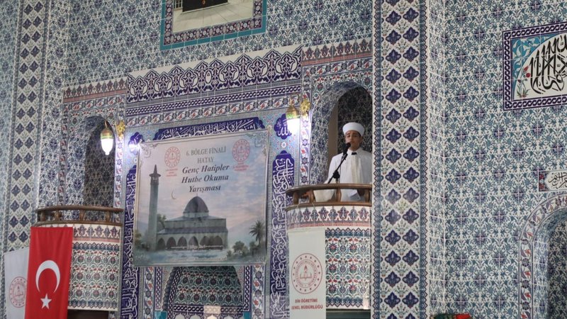 Genç Hatipler Hutbe Okuma Yarışması'nın 6. Bölge Finali Hatay'da Yapıldı - Görsel 3