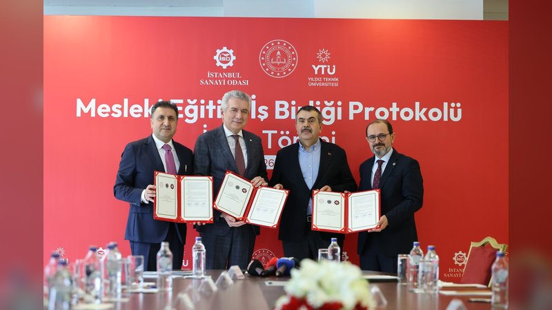 Milli Eğitim Bakanlığı, Yıldız Teknik Üniversitesi ve İSO Arasında Mesleki Eğitim İş Birliği Protokolü İmzalandı