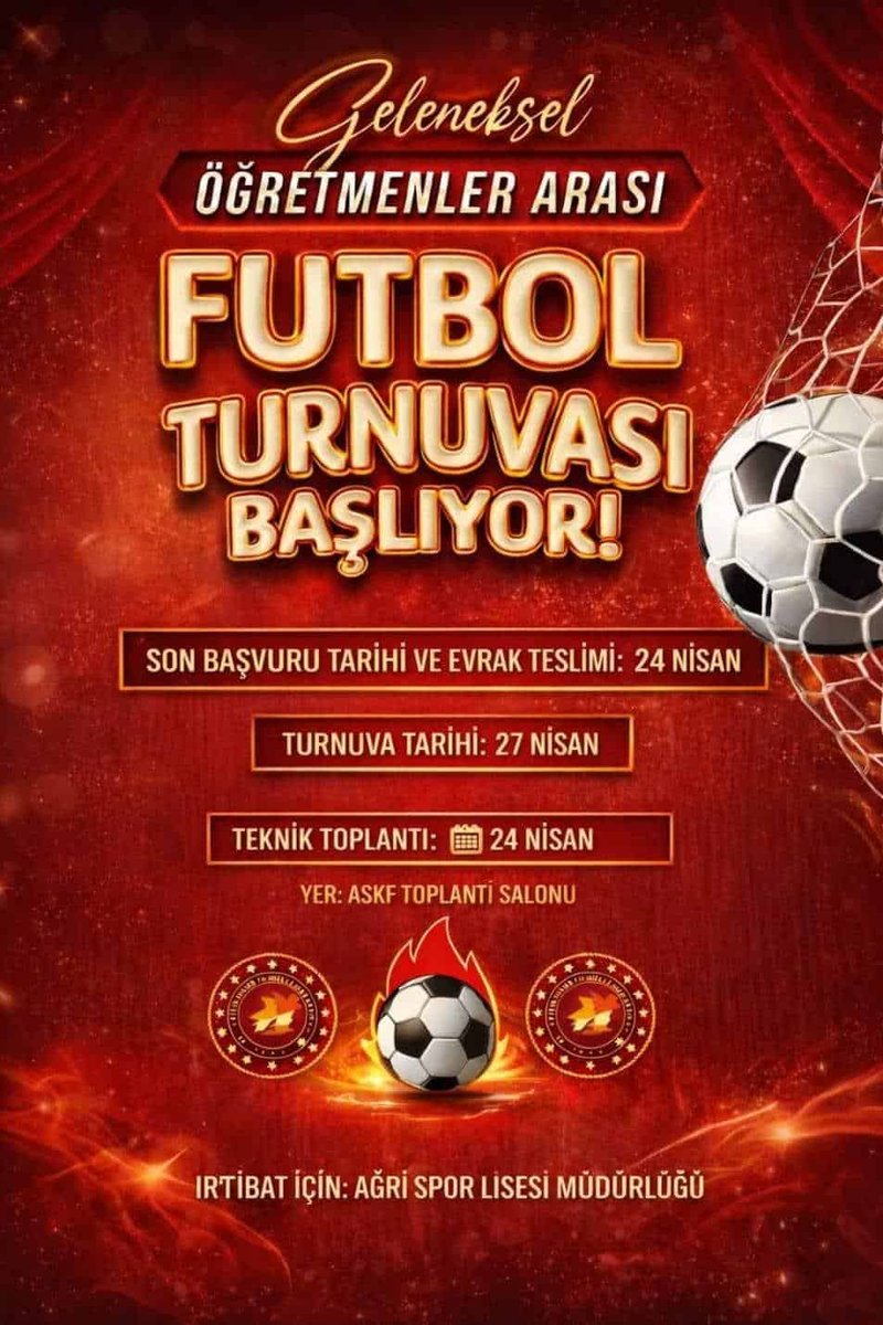 Ağrı'da Öğretmenler Arası Futbol Turnuvası Başlıyor - Görsel 2