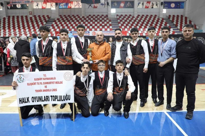 Ağrı Spor Lisesi Halk Oyunlarında Bölge Birincisi Oldu - Görsel 4