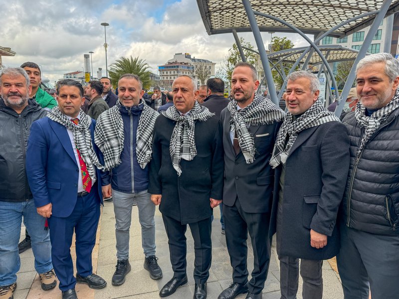 Arnavutköy Kaymakamlığı'ndan Filistin'e Destek Basın Açıklaması - Görsel 4