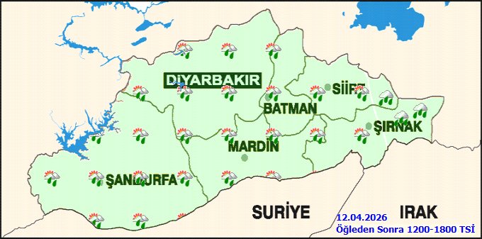 Batman'da Kuvvetli Yağış ve Sağanak Bekleniyor: Sıcaklıklar Düşüyor - Görsel 2