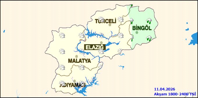 Bingöl'de Kuvvetli Yağış ve Don Tehlikesi: 5 Günlük Hava Tahmini - Görsel 4