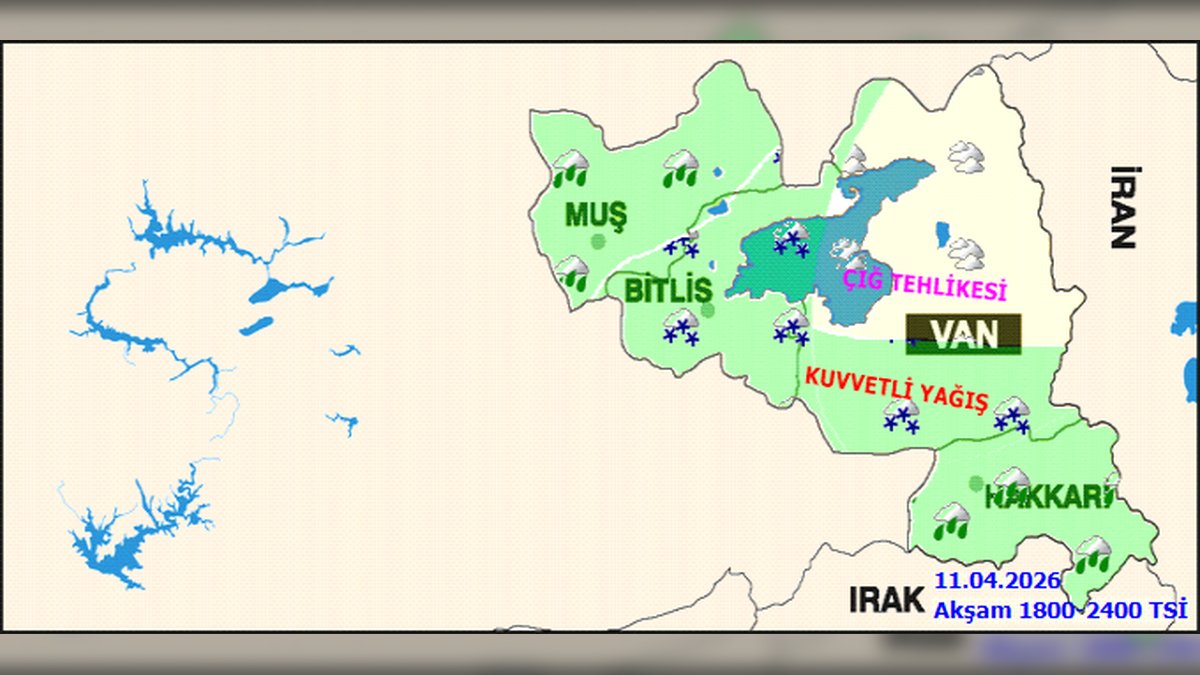 Bitlis'te Yoğun Kar Yağışı ve Kuvvetli Rüzgar Bekleniyor: Dikkatli Olun!