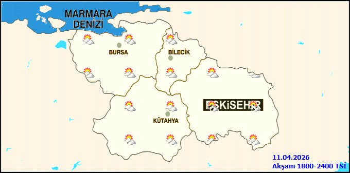 Bursa'da Hava Durumu: Parçalı Bulutlu ve Mevsim Normallerinin Altında Sıcaklıklar, Zirai Don Riski Uyarısı - Görsel 3
