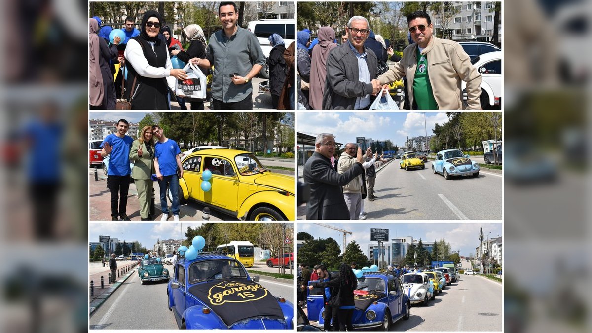 Bursa'da Otizme Farkındalık Konvoyu Düzenlendi