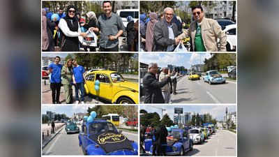 Bursa'da Otizme Farkındalık Konvoyu Düzenlendi