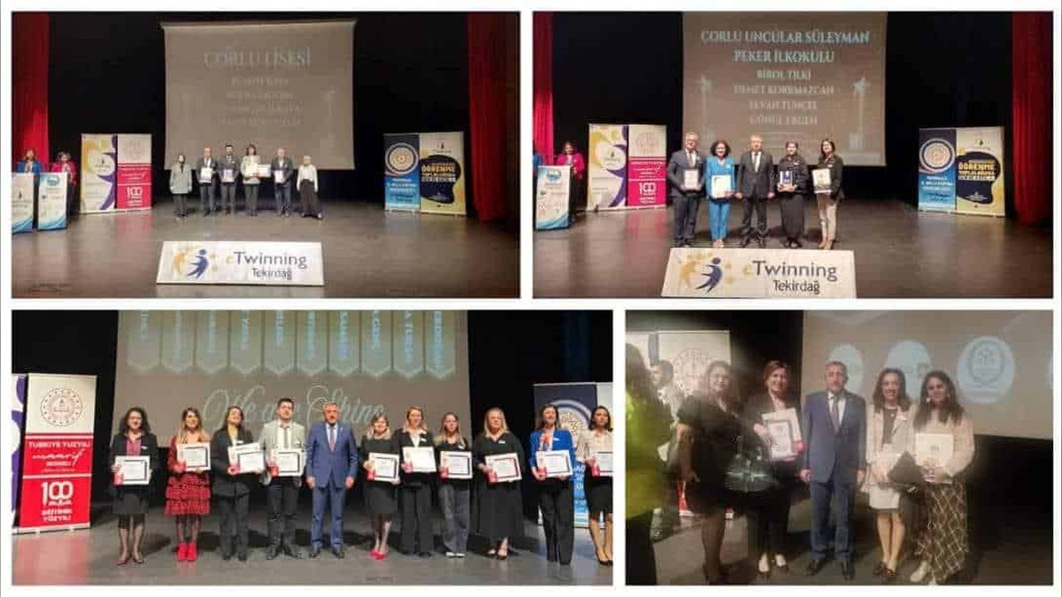 Çorlu'da eTwinning Başarısı: 83 Avrupa, 161 Ulusal Kalite Etiketi Verildi
