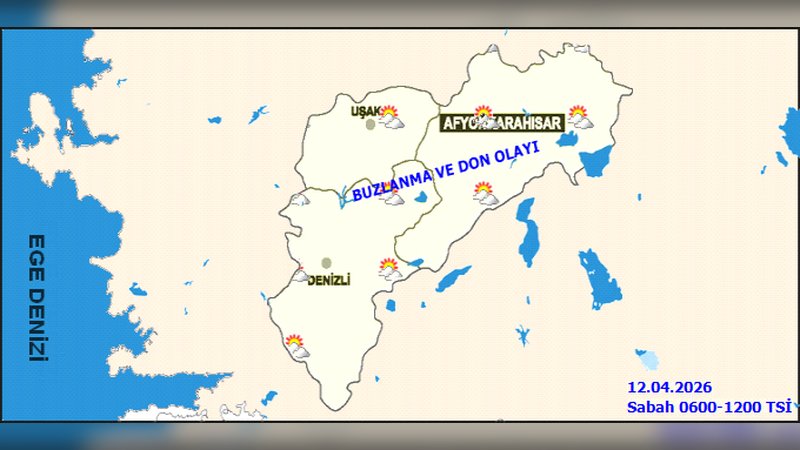 Denizli'de Hava Durumu: 5 Günlük Tahmin ve Zirai Don Uyarısı