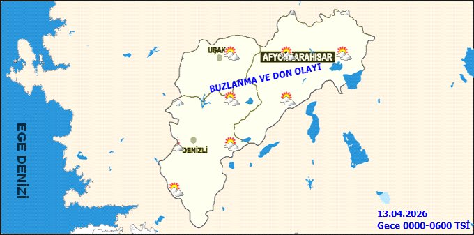 Denizli'de Hava Durumu: 5 Günlük Tahmin ve Zirai Don Uyarısı - Görsel 2