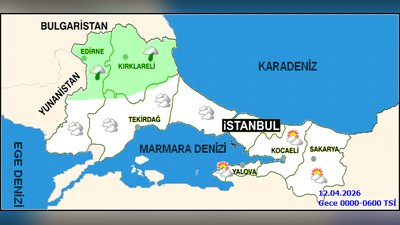 Edirne'de Hava Durumu: Parçalı Bulutlu ve Hafif Yağmurlu Bir Gün Bekleniyor