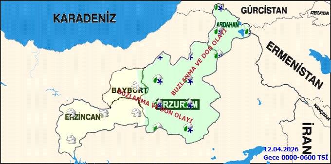 Erzincan'da Kuvvetli Kar Yağışı ve Buzlanma Tehlikesi: 5 Günlük Hava Tahmini - Görsel 4