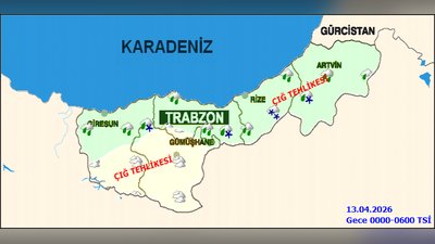 Giresun'da 12 Nisan Pazar Günü Hava Durumu: Sağanak Yağış ve Sıcaklıklar Mevsim Normallerinin Altında