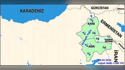 Iğdır'da Kuvvetli Yağış ve Çığ Tehlikesi Uyarısı: Hava Durumu Detayları