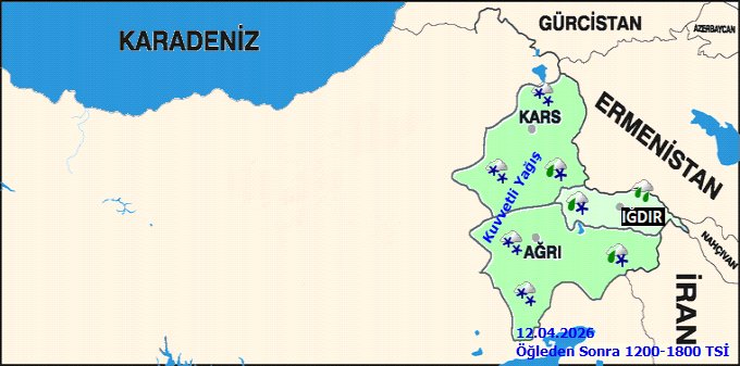 Iğdır'da Kuvvetli Yağış ve Çığ Tehlikesi Uyarısı: Hava Durumu Detayları - Görsel 2