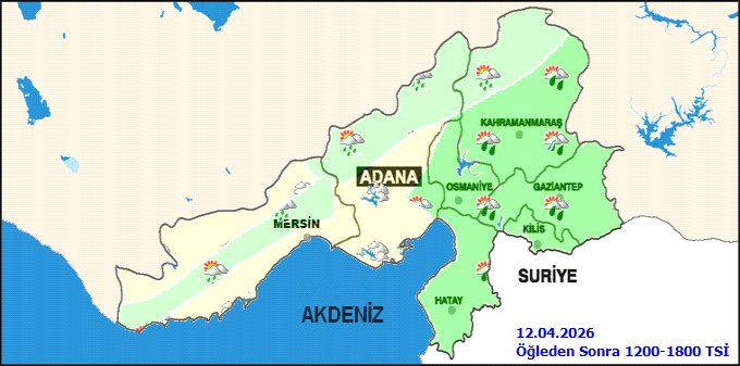 Kahramanmaraş'ta 5 Günlük Hava Durumu: Parçalı Bulutlu ve Yağışlı - Görsel 2