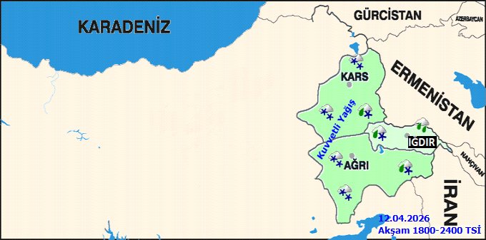 Kars'ta Yoğun Kar Yağışı Bekleniyor: Sıcaklıklar Düşecek, Çığ ve Don Tehlikesi Var - Görsel 3