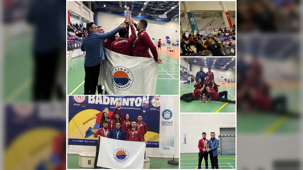 Sinop Üniversitesi Badminton Takımı Süper Lig'e Yükseldi