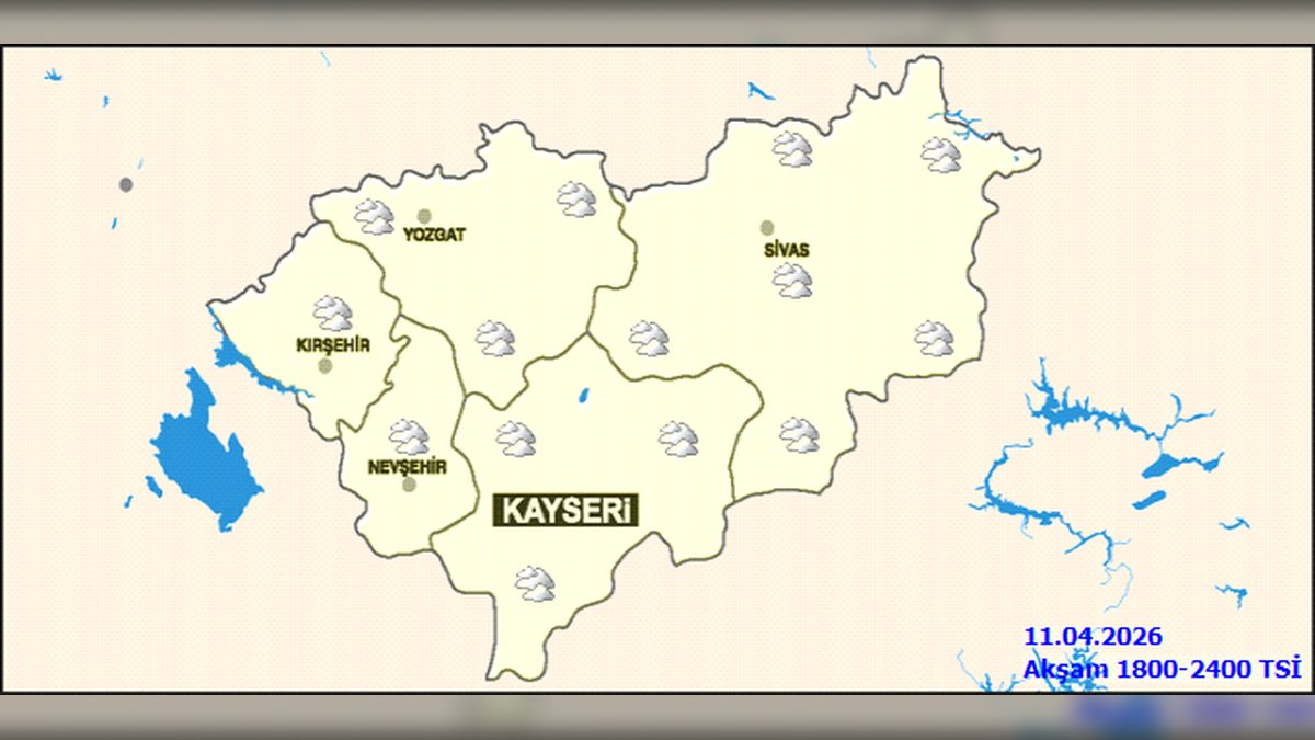 Sivas'ta 5 Günlük Hava Durumu: Karla Karışık Yağmur ve Don Tehlikesi