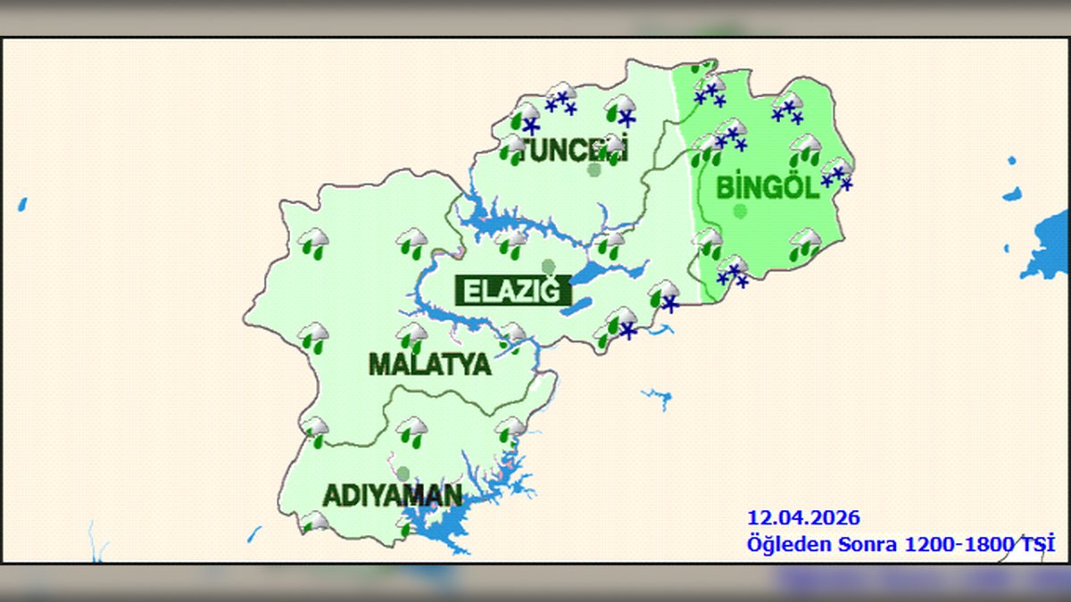 Tunceli'de 5 Günlük Hava Durumu: Yağmur, Sis ve Sıcaklık Değişimleri Bekleniyor