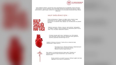 Yalova İl Sağlık Müdürlüğü'nden Kalp Sağlığı İçin Önemli Tavsiyeler