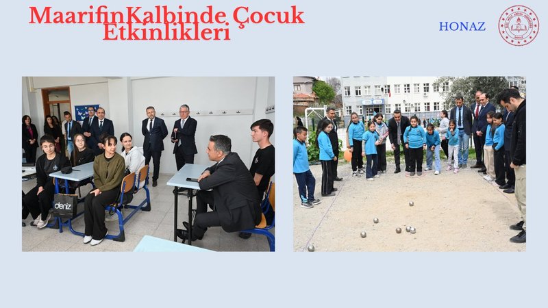 Honaz İlçe Milli Eğitim Müdürü Okulları Ziyaret Etti: 'Maarifin Kalbinde Çocuk' Etkinlikleri İncelendi - Görsel 4