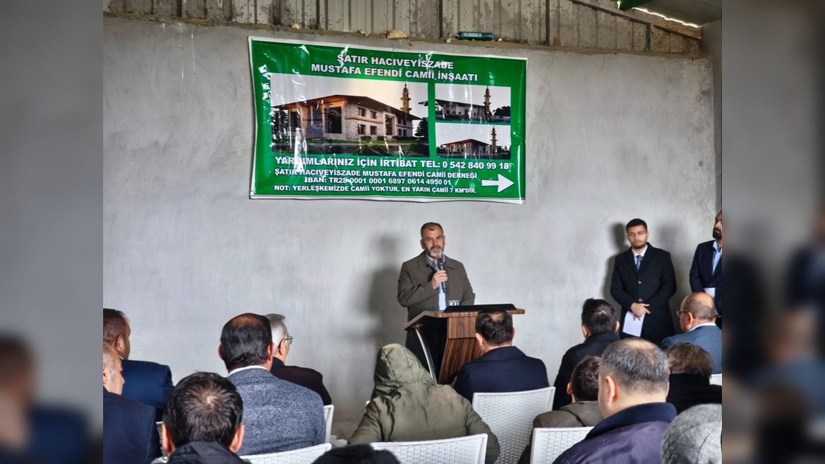 Konya İl Müftüsü Prof. Dr. Ali Öge, Hacıveyiszade Mustafa Efendi Camii Temel Atma Törenine Katıldı