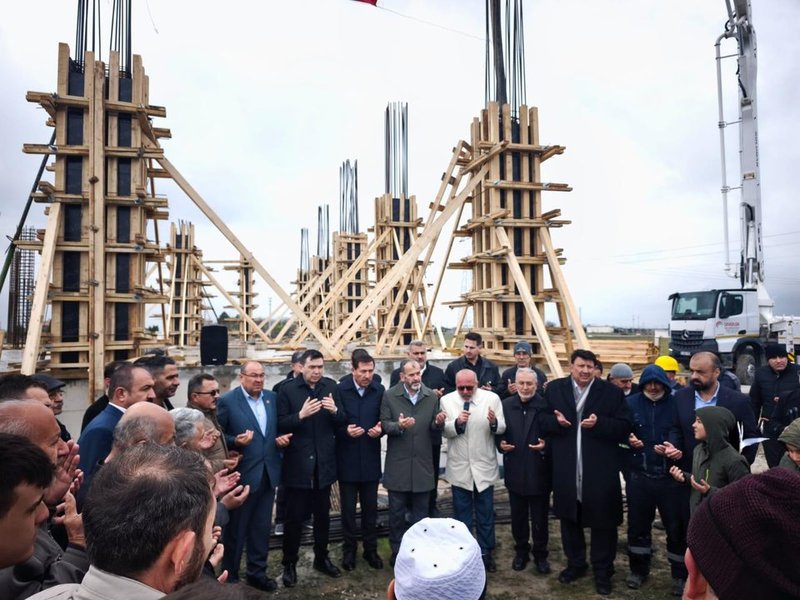 Konya İl Müftüsü Prof. Dr. Ali Öge, Hacıveyiszade Mustafa Efendi Camii Temel Atma Törenine Katıldı - Görsel 3